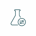 Chemical customisation water treatment icon