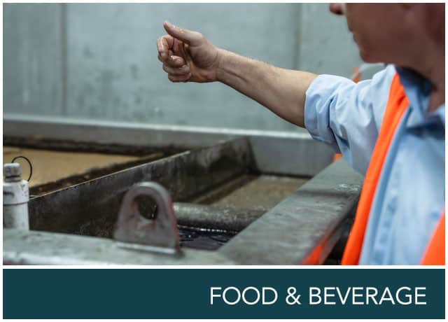 Food and beverage water and wastewater treatment support