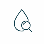 Plant performance review water treatment icon