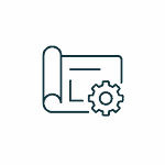 System design and manufacturing water treatment icon